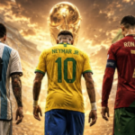 Última Copa do Mundo de Messi, Neymar e Cristiano Ronaldo