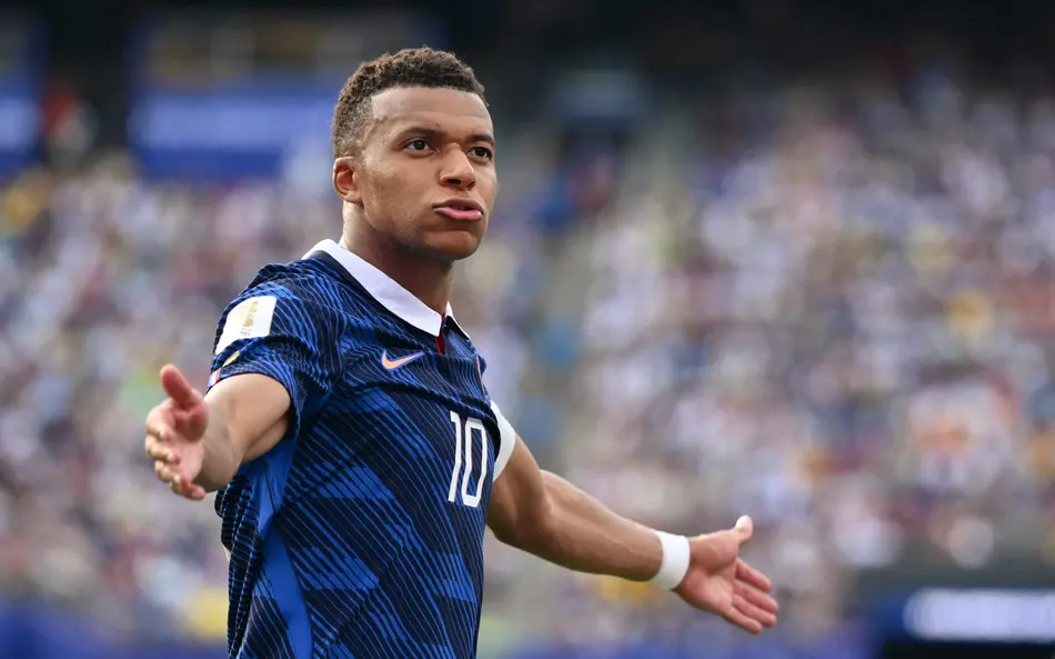 França x Suécia Copa 2026 — Mbappé comemora gol histórico
